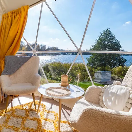 Glamp Luksusowy namiot Mikołajki